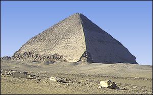 Bent pyramid at Dahshur, Egypt