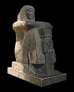 Statue of an ancient Egyptian priest