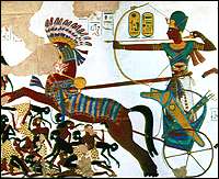 Pharaoh in battle